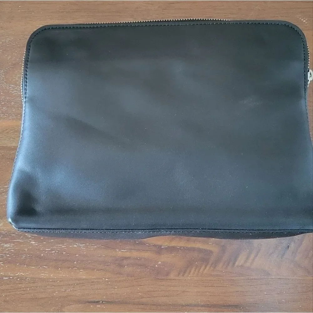 NWT 3.1 Phillip Lim 31 Cosmetic Pouch Bag iPad Luxury Travel Work Clutch Black